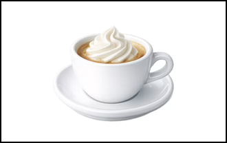 Caffè con panna